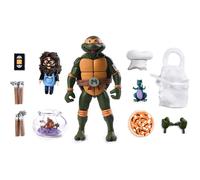 Ultimate michelangelo vhs scale action fig. 18 cm teenage mutant ninja turtles cartoon