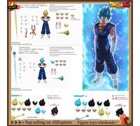 Figura Vegito de M-unit Studio, Dragon Ball Super Saiyan God Vegito con Máscara Oni, Nightwalker, Figuras de Acción de Anime, Juguetes Coleccionables, Regalos 001A