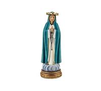 Figura Virgen del Pozo patrona de Puerto Rico conocida como la Virgen del Carmen de Resina Pintada a Mano 4x4x13 cm