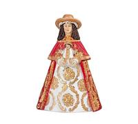 Figura Virgen del Rocio Pastora Resina Pintada a Mano 16 cm