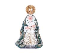 Figura Virgen Esperanza Macarena, Virgen de Fátima, Virgen del Carmen, Virgen del Rocío. Estatua de la Virgen Hecha con Resina. Figura Religiosa, Decoración Religiosa (Virgen Macarena 17 cm)