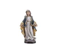 Figura Virgen Milagrosa patrona de los Milagros y Proteccion Divina de Resina Pintada a Mano Movimiento 14 cm