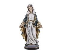Figura Virgen Milagrosa patrona de los Milagros y Proteccion Divina de Resina Pintada a Mano Movimiento 30 cm