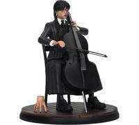 Figura Wednesday & Thing Con Violonchelo Miércoles Y Cosa Wednesday Movie Icons Estatua 15 Cms