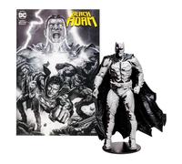 Figura y comic mcfarlane toys dc comics black adam batman line art variant`