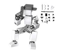 figurade robot versátil: juguete de acción impreso en 3D intercambiable, muñeco héroe móvil en miniatura | Material ABS compacto de 5x9,5 cm, construcción robusta, conjunto de ensamblaje personalizab