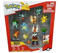 Pokémon Figuras 10-Pack - Cinderace Pikachu Charmander Squirtle Oddish Gible Bulbasaur Yamper Froakie & Growlithe - Juguetes Nueva 2022 - Figuras 5-11 cm-Oficialmente Juguetes