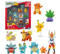 Pokémon Figuras 10-Pack - Cinderace Pikachu Charmander Squirtle Oddish Gible Bulbasaur Yamper Froakie & Growlithe - Juguetes Nueva 2022 - Figuras 5-11 cm-Oficialmente Juguetes