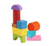 Figuras 3D Set Educativo de Madera de 9 Piezas para Matemáticas
