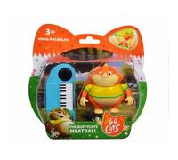 44 Gatos - Albóndiga con Teclado, Figura articulada 8 cm con Teclado Musical (Smoby 180113) Multicolor