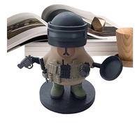 Figuras Capybara Impresas En 3 D - Modelo Capybara De Fuerzas Especiales, Ornamento Animal Detallado, Mini Estatua Divertida | Linda Decoración Del Hogar Para Oficina, Tablero De Autos, Maga