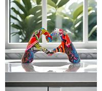 Figuras Coleccionables, Graffiti de Amor con Transferencia de Agua de Tamaño | Decoración Artesanal de Resina para el Hogar y el Escritorio, Color Aleatorio, Estilo para Varios Tipos de Habitaciones