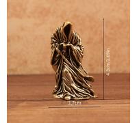 Figuras Coleccionables, Pequeños Adornos del Personaje de la Muerte, Decoraciones de Escritorio para Hogar y Oficina para Halloween, Acción de Gracias, Navidad
