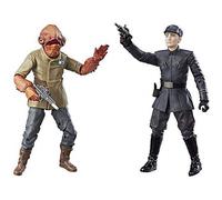 Figuras de acci n de Star Wars The Black Series de 6 pulgadas del Almirante Ackbar y un oficial de la Primera Orden (Los ltimos Jedi)