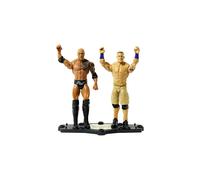 Figuras de acci n Mattel The Rock vs John Cena Championship Showdown (paquete de 2) de 6 pulgadas, paquete de batalla Monday Night RAW para ni os