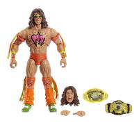 WWE Ultimate Warrior Ultimate Edition Figuras coleccionables con Accesorios, Regalos para Niños y coleccionistas