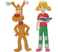 ¡Figuras de acción a escala 1/12 del inspector Gadget Brain y Penny (Juego de 2