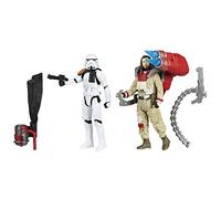 Figuras de acción B7260AS0 de Star Wars: Rogue One Baze Malbus vs Soldado de Asalto Soldado de Asalto Imperial, 9,5 cm.