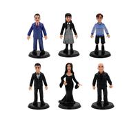 Figuras de acción decorativas de 6 piezas de juguete interactivo para padres e hijos de Wednesday Addams