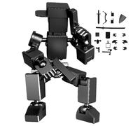Figuras de acción - Droides impresos flexibles para posturas únicas, piezas intercambiables con ajuste de fricción y cuellos giratorios para regalo, bocetos, dioramas y estanterías