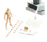 Figuras de acción, juntas móviles de 5.9 pulgadas, modelo de figuras de dibujo flexibles, modelos de figuras de maniquí, figura de dibujo ligera con base para dibujar, pintar, dibujar, artistas