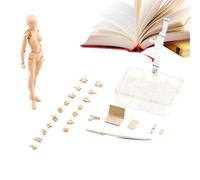 Figuras de acción, juntas móviles de 5.9 pulgadas, modelo de figuras de dibujo flexibles, modelos de figuras de maniquí, figura de dibujo ligera con base para dibujar, pintar, dibujar, artistas