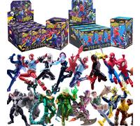 Figuras de Acción Marvel Legend Nuevas de la Marca BLOKEES Originales: GALAXY 5 6, Spider-Man, Doctor Octopus, Green Goblin, Mysterio, Venom 9Pcs SET BOX
