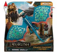 Cómo Entrenar a tu Dragón - Figura de Dragón con Vikingo (Varios modelos)