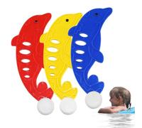 Figuras de agua hundidas - Paquete de dibujos animados de vida marina, juguetes de baño, artículos de entrenamiento de buceo, lecciones de buceo para adolescentes, actividades en el resort