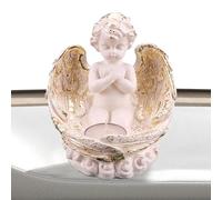 Figuras de ángeles - Estatua de querub ángel vintage con columna romana, regalo de bautizo para salón, oficina, iglesia