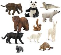 Figuras De Animales Schleich Fauna Del Mundo Set Realista De Juguete 11 Piezas