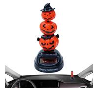 Figuras de baile solares Halloween juguete halloween y oscilante | Decoración interior del coche para el hogar, oficina, oficina, coche, fiesta al aire libre, jardín, patio