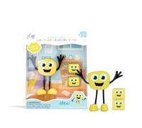 Figuras de baño Glo Pals in ubos luminosos figuras luminosas para una experiencia sensorial única y tiempo mágico de baño (Alex amarillo)