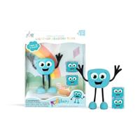 Figuras de baño Glo Pals in ubos luminosos figuras luminosas para una experiencia sensorial única y tiempo mágico de baño (Blair Blue)