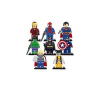 Figuras de bloques de construcción de cómics de superhéroes de Los Vengadores, minifiguras de DC, juguete