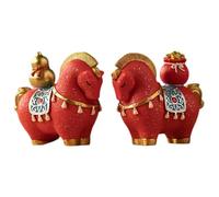 Figuras De Caballos - 2 Modelos Coleccionables Realistas | Juguete De Caballo | Juguete Del Club De Caballos Semental Árabe Para Niños, Juegos Educativos, Estante De Exhibición De Aprendizaje, Decorac