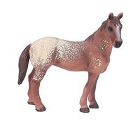 Figuras de Caballos de Appaloosa PVC Simulada Vívido Caballo Vivid Horse Playset para Niños y Niñas Toy de Aprendizaje Educativo para el Club de Caballos Decoración de la Fiesta del Topper