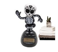 Figuras de cabezas oscilantes solares para Halloween, juguetes de Halloween