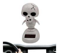 Figuras de cabezas oscilantes solares para Halloween, juguetes de Halloween