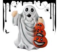 Figuras de calabazas y fantasmas - Decoración aterradora de fantasmas de resina - Figura decorativa para casa encantada sala de estar dormitorio estudio dormitorio clase escolar oficinas