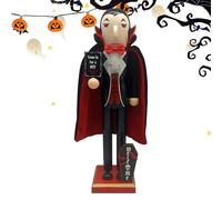 Figuras de Cascanueces de Halloween - Figuras de Vampiro y Esqueleto | Decorativo para estantes, Chimenea, Fiesta, Armario, Mesa, Ventana, mostrador, Chimenea, exhibición de Vacaciones y