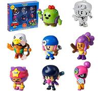 Figuras coleccionables de Brawl Stars | 8 juguetes de Brawl Stars de 24 coleccionables en 1 paquete | 1 figura misteriosa rara | Producto oficial - Figuritas, suministros de fiesta, regalo para