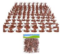 Figuras de combate en miniatura 100 piezas/bolsa soldado de combate hombre se establece en diferentes posturas para fingir ser creativo