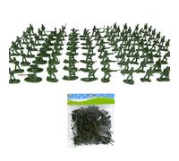 Figuras de combate en miniatura 100 piezas/bolsa soldado de combate hombre se establece en diferentes posturas para fingir ser creativo