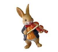 Figuras de conejos en miniatura, conejitos de animales de juguete de paisaje, decoración de jardín, plantas en maceta, decoración de pasteles, decoración de tartas