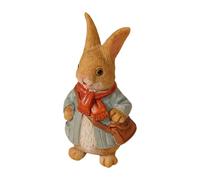 Figuras de conejos en miniatura, conejitos de animales de juguete de paisaje, decoración de jardín, plantas en maceta, decoración de pasteles, decoración de tartas