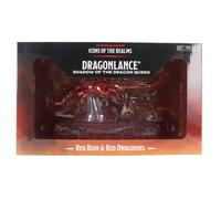 Figuras de D&D Icons of the Realms Red Ruin y Red Dragonnel