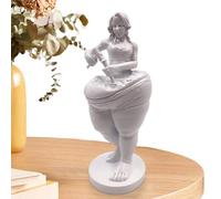 Figuras De Dama De Yoga - Figura De De La Fitness, Escultura De Mujer De Resina Hecho A Mano, Accesorio Decorativo De Motivación, Estatua De Bienestar Artístico | SPA Health Hall Oficina Estado