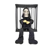 Figuras de de fantasma embrujado, juego de brillo oscuro, pantalla fantasma rastrero, colgante espectral espeluznante, decoración flotante macabra | Centro de mesa de evento de terror activado