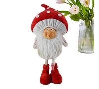 Figuras de de hongo, estatua de enano de Navidad, muñeca de resina de pierna larga, figuras navideñas para decoración del hogar para tu familia, y para ti mismo